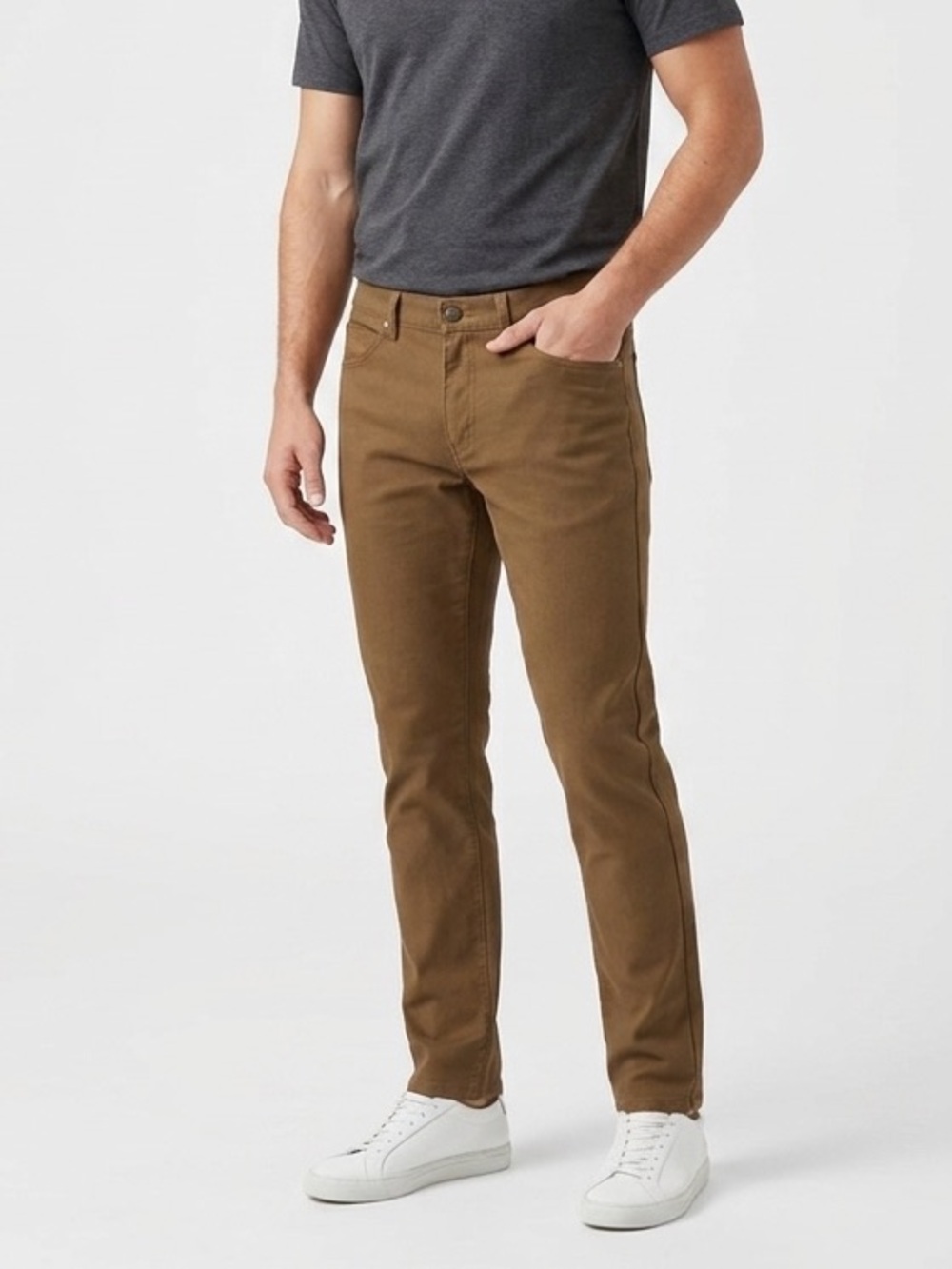 Lululemon Men's ABC Pant Slim-Fit in Dark Khaki